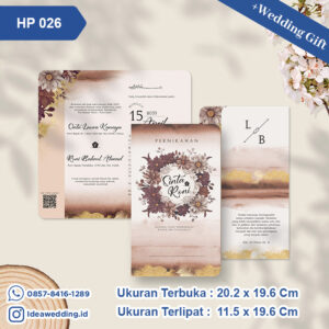 Undangan Pernikahan Cetak HP 026