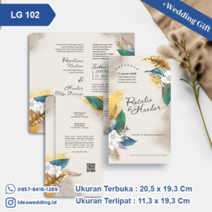 Undangan Pernikahan Cetak LG 102