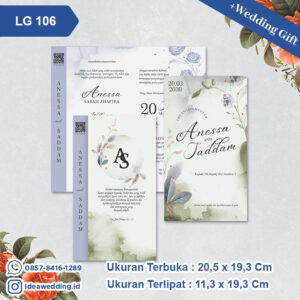 Undangan Pernikahan Cetak LG 106