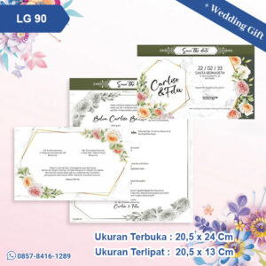 Undangan Pernikahan Cetak LG 90