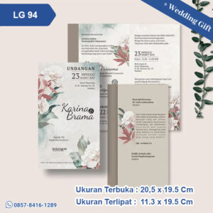 Undangan Pernikahan Cetak LG 94