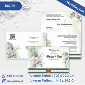 Undangan Pernikahan Cetak MQ 89