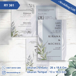 Undangan Pernikahan Cetak RY 361