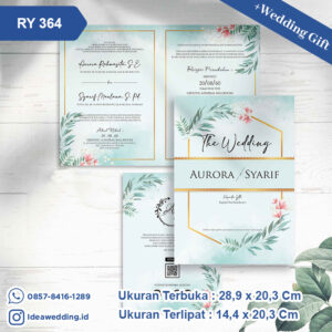 Undangan Pernikahan Cetak RY 364