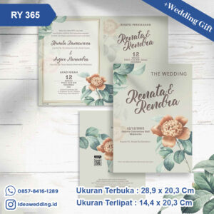 Undangan Pernikahan Cetak RY 365