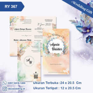 Undangan Pernikahan Cetak RY 367