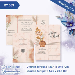 Undangan Pernikahan Cetak RY 369