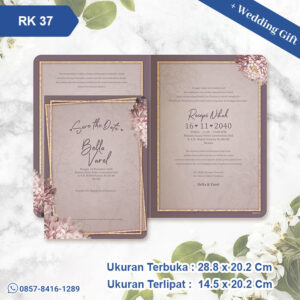 Undangan Pernikahan Cetak RK 37