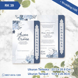 Undangan Pernikahan Cetak RK 39