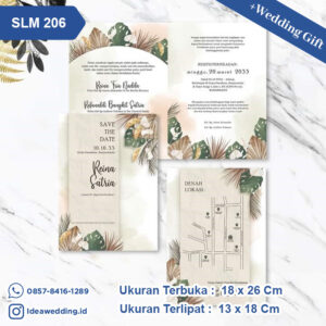 Undangan Pernikahan Cetak SLM 206