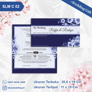 Undangan Pernikahan Cetak SLM C 02