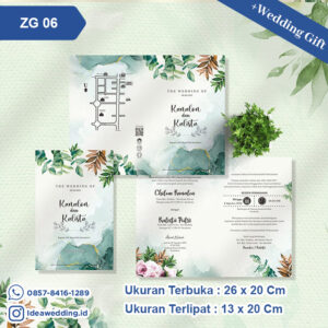 Undangan Pernikahan Cetak ZG 06