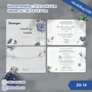 Undangan Pernikahan Cetak ZG 10