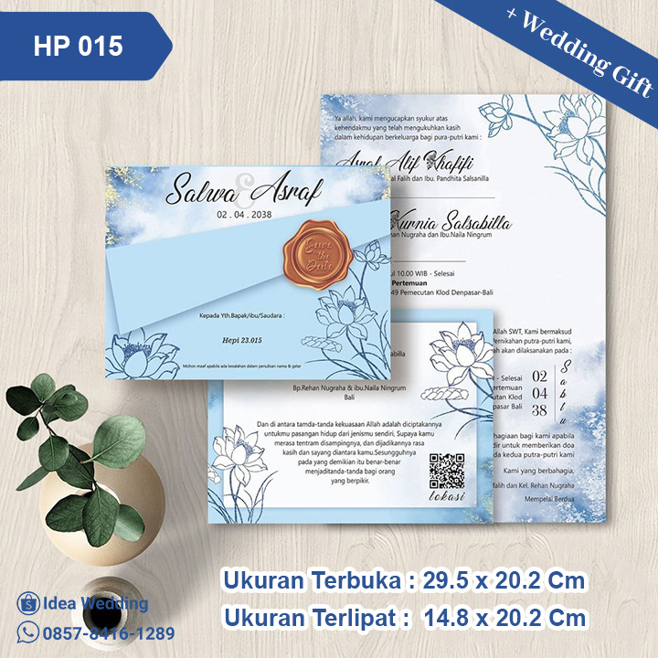 Undangan Pernikahan Cetak HP 015