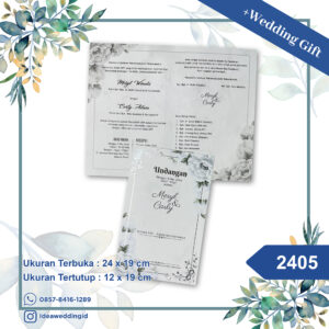 Undangan Pernikahan Cetak 2405