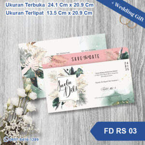 Undangan Pernikahan Cetak FD RS 03