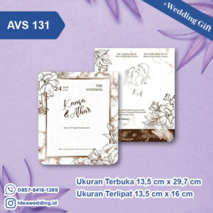 Undangan Pernikahan Cetak AVS 131