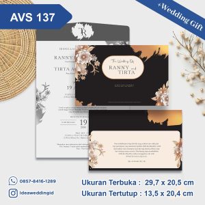 Undangan Pernikahan Cetak AVS 137