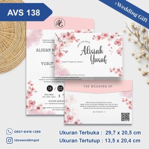 Undangan Pernikahan Cetak AVS 138