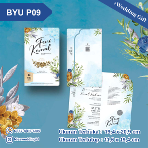 Undangan Pernikahan Cetak BYU P09
