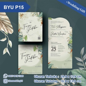 Undangan Pernikahan Cetak BYU P15