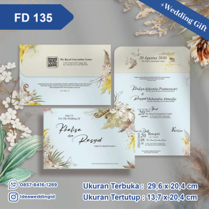 Undangan Pernikahan Cetak FD 135