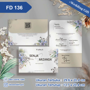 Undangan Pernikahan Cetak FD 136