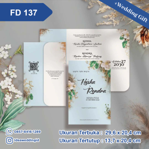 Undangan Pernikahan Cetak FD 137