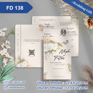 Undangan Pernikahan Cetak FD 138