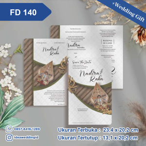 Undangan Pernikahan Cetak FD 140