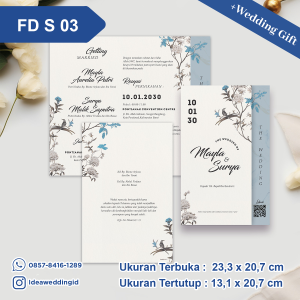 Undangan Pernikahan Cetak FD AS 03