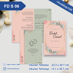 Undangan Pernikahan Cetak FD AS 06