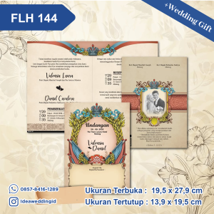 Undangan Pernikahan Cetak FLH 144