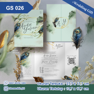 Undangan Pernikahan Cetak GS 026