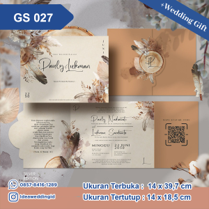 Undangan Pernikahan Cetak GS 027