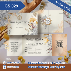 Undangan Pernikahan Cetak GS 029