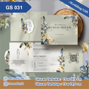 Undangan Pernikahan Cetak GS 31