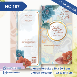 Undangan Pernikahan Cetak HC 187