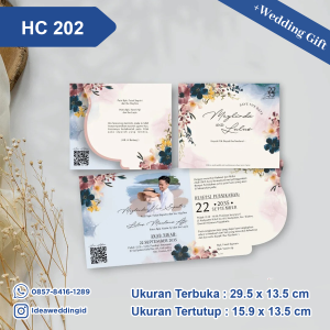 Undangan Pernikahan Cetak HC 202
