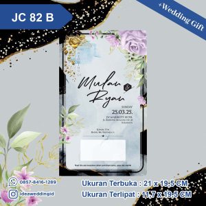 Undangan Pernikahan Cetak JC 82 B