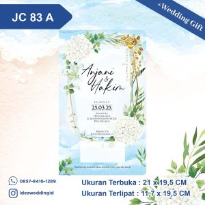 Undangan Pernikahan Cetak JC 83 A