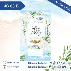 Undangan Pernikahan Cetak JC 83 B