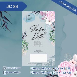Undangan Pernikahan Cetak JC 84