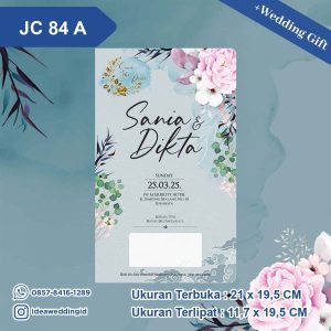 Undangan Pernikahan Cetak JC 84 A