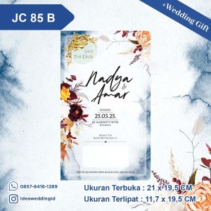 Undangan Pernikahan Cetak JC 85 B