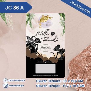 Undangan Pernikahan Cetak JC 86 A