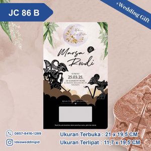 Undangan Pernikahan Cetak JC 86 B