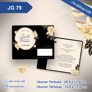 Undangan Pernikahan Cetak JG 79