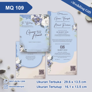 Undangan Pernikahan Cetak MQ 109