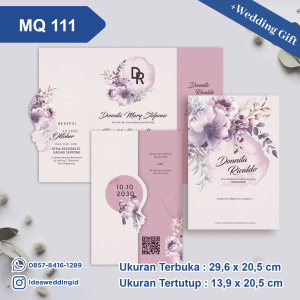 Undangan Pernikahan Cetak MQ 111